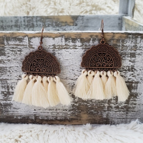 REVITALIZED Jewelry - revitalized 》Fringe Tassel Earrings